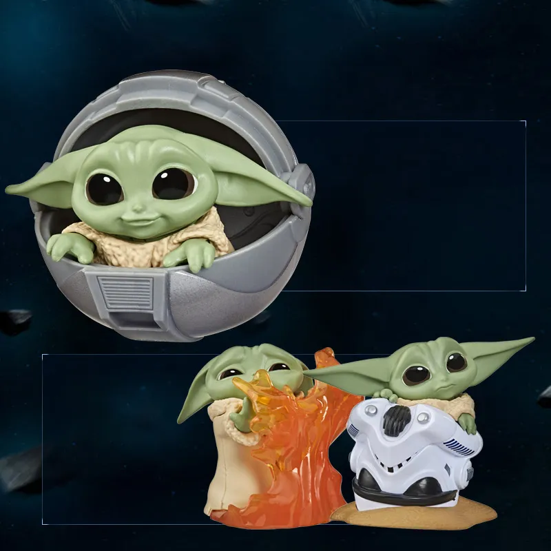 Hasbro Master Yoda Hasbro Star Wars The Mandalorian Yoda Baby Collector's Edition F1704 Scale Figures-4