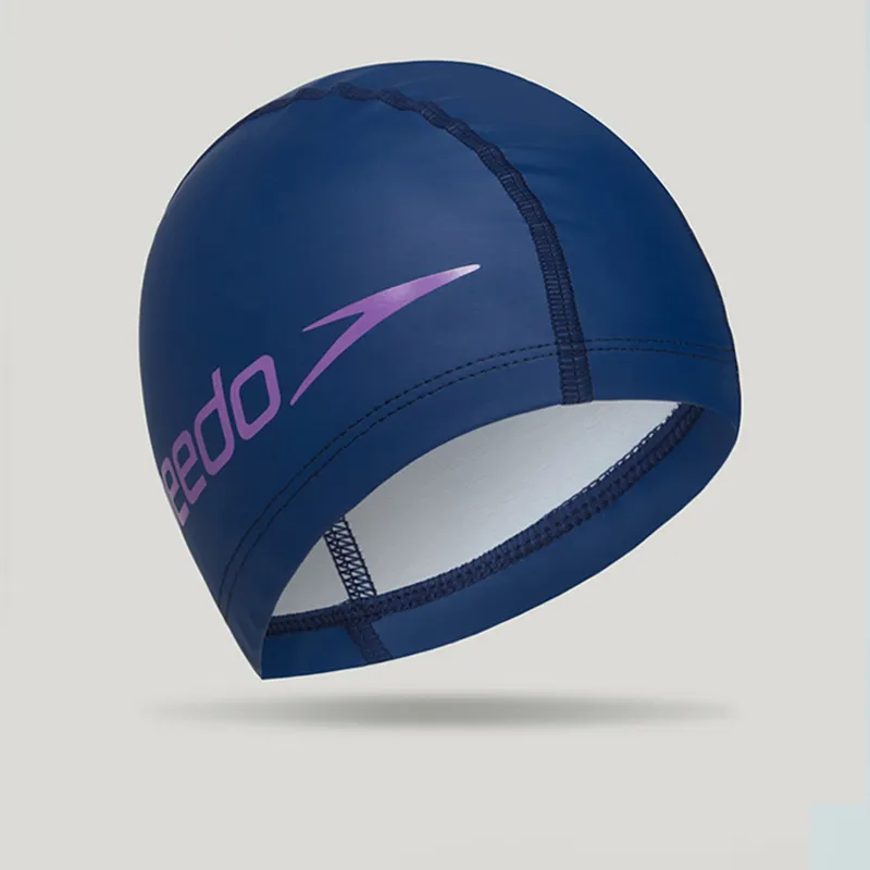 Speedo Swimming Caps Silicone Unisex Dark Blue Pink-1