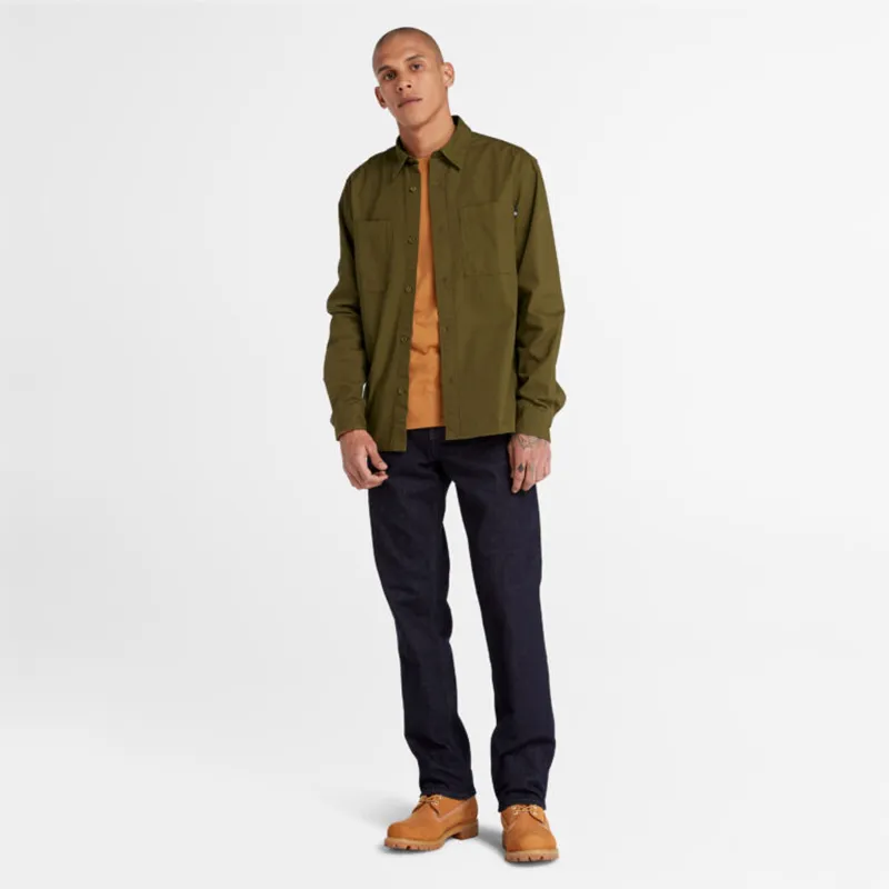 Timberland Shirt Men's Olive Green-3