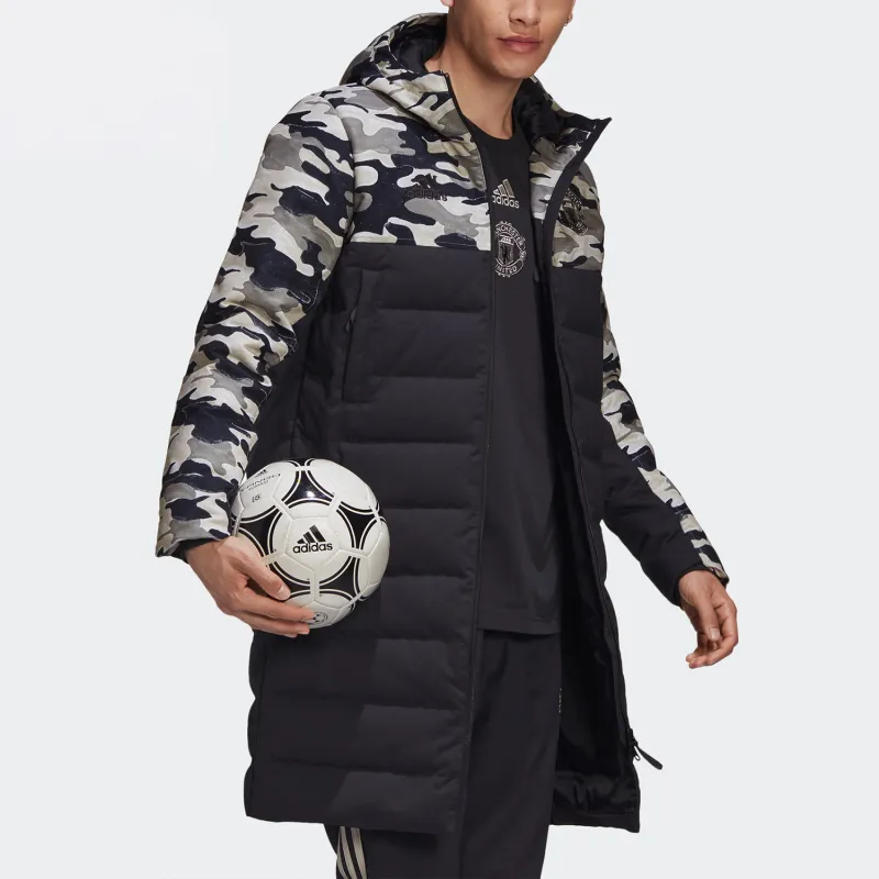 Adidas MANCHESTER UNITED THEATRE OF DREAMS Down Jacket Manchester United Men's Black-4