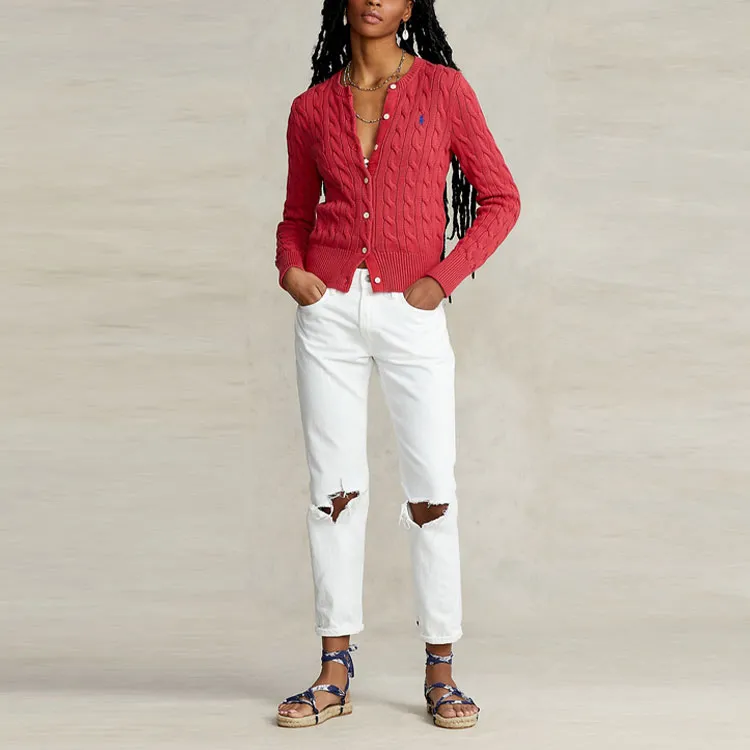 Polo Ralph Lauren SS22 Knitwear Women's Red-2