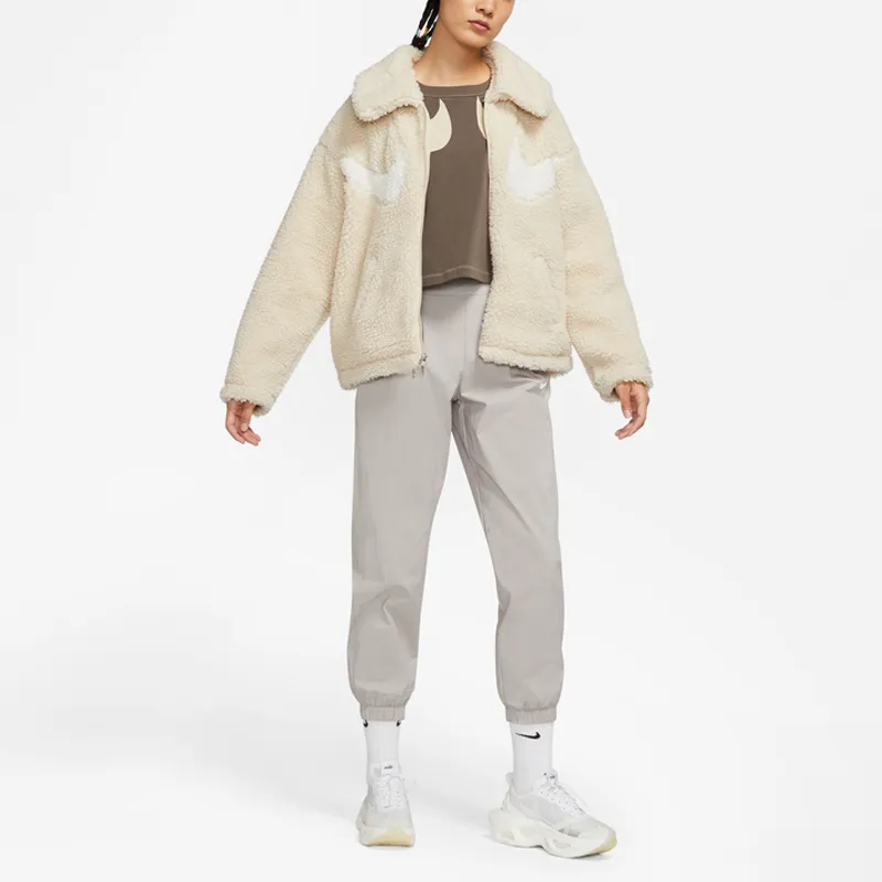 Nike Swoosh Women'ss Full Zip Jacket Asia Sizing Rattan/Sail-2