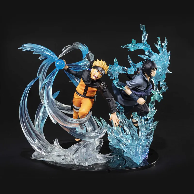 BANDAI Naruto Uzumaki Naruto Shippuden ZERO  Sasuke Gaara Scale Figures-6