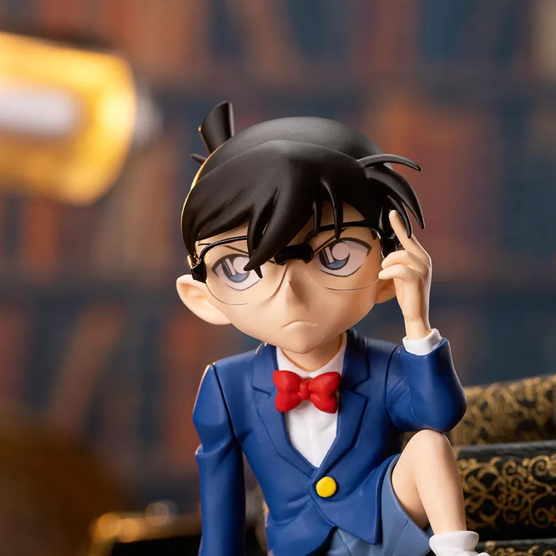 SEGA Conan Edogawa Sega Detective Conan Case Closed Conan Sitting Posture Bonus Gifts-3