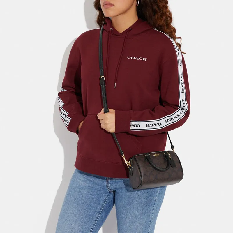 COACH Mini Rowan Crossbody In Signature Canvas-4