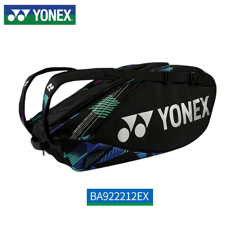 YONEX Badminton Racket Bags 12 Pack Backpack Green/Purple Unisex-1
