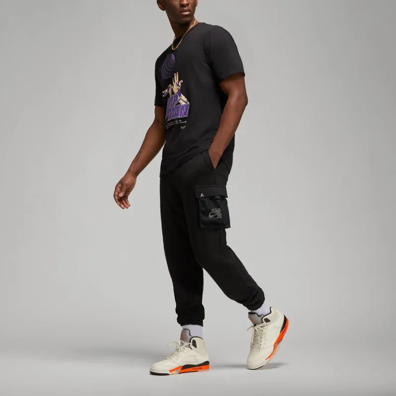 Jordan Knitted Sweatpants Men Black-2