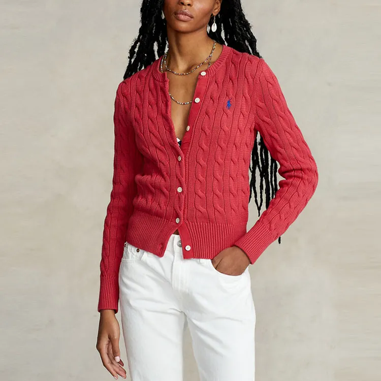 Polo Ralph Lauren SS22 Knitwear Women's Red-3