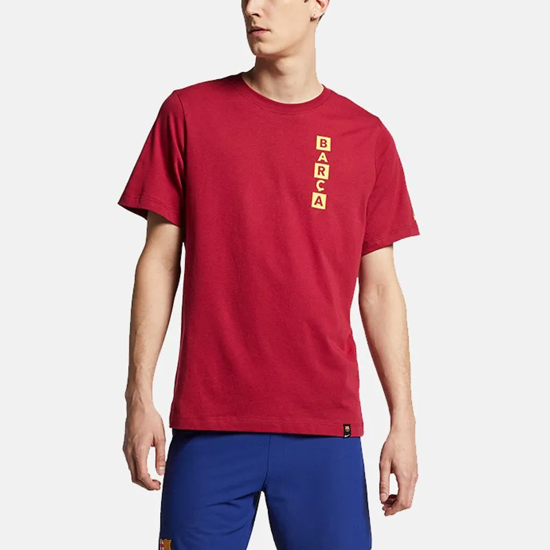 Nike T Shirts Men Noble Red-1