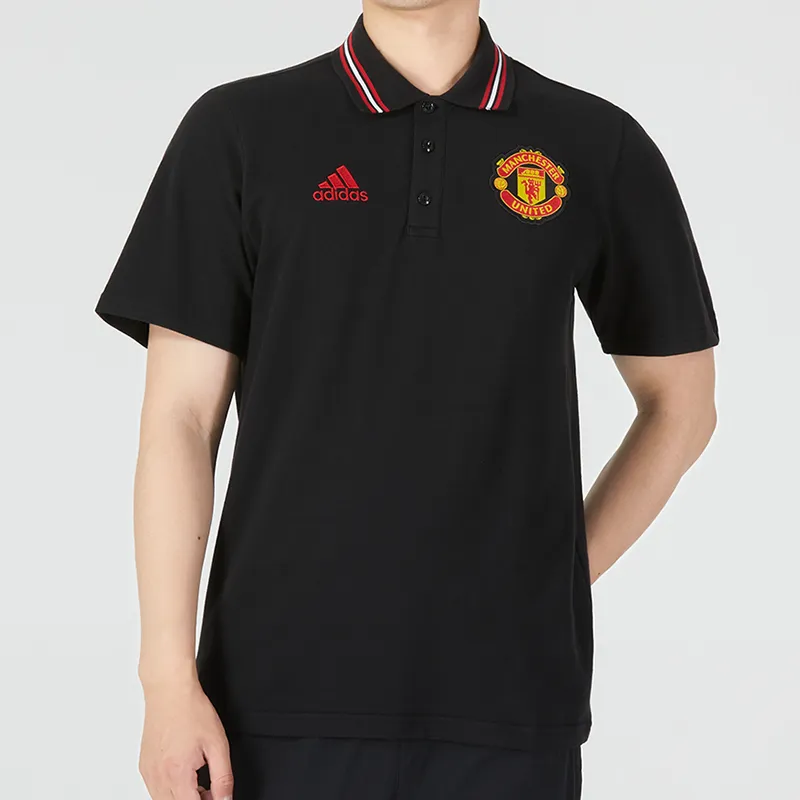 Adidas Polo Shirt Manchester United Men's Black-1