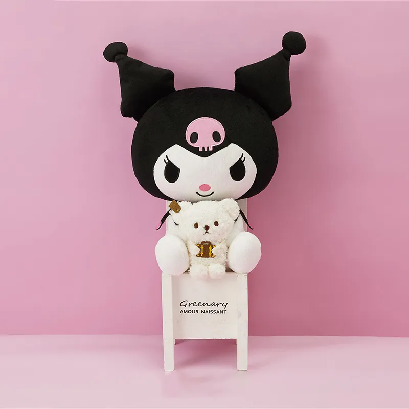 FURYU Kuromi Hug Bear Dolls Plush Doll 34cm High-1