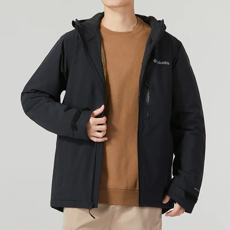 Columbia Puffer Jackets Men Black-3