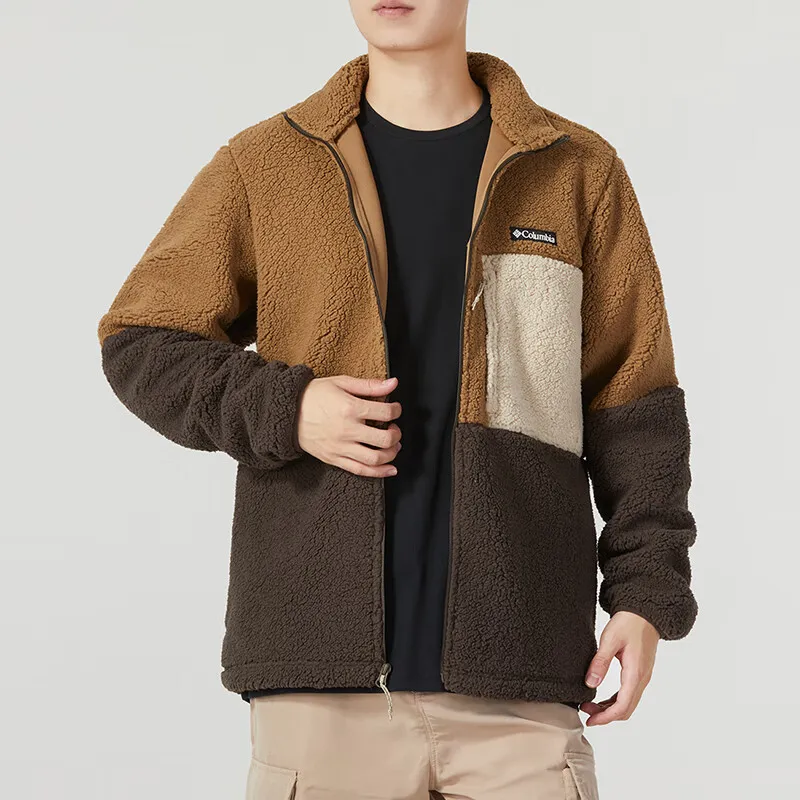 Columbia Velvet Jackets Men Brown-2