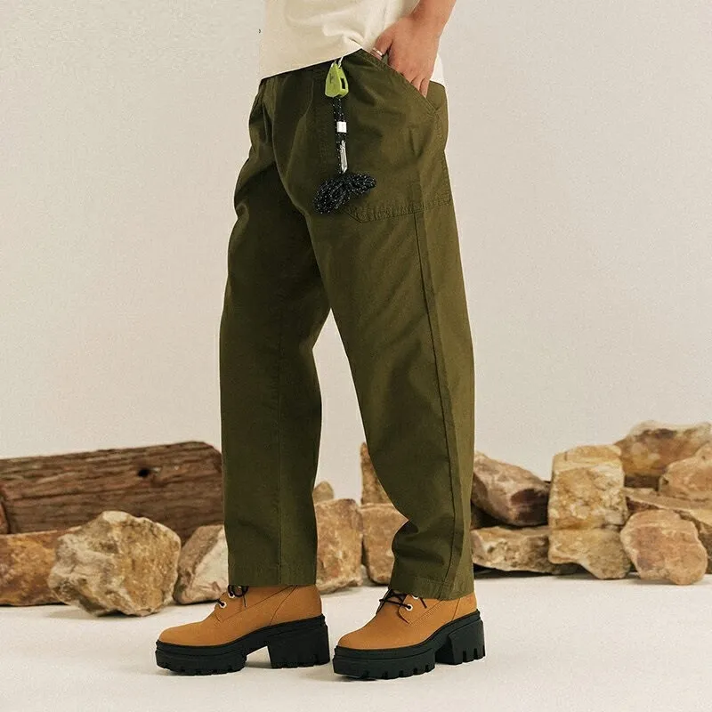 Timberland Casual Pants Women's Dark Olive Green-2
