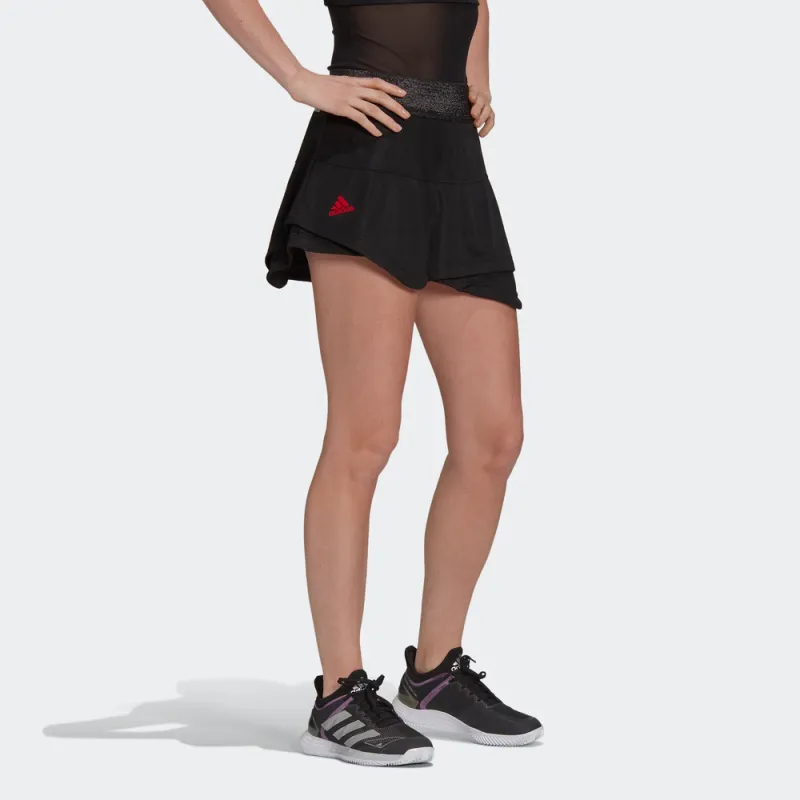 Adidas Casual Short Skirts Women's Black-2