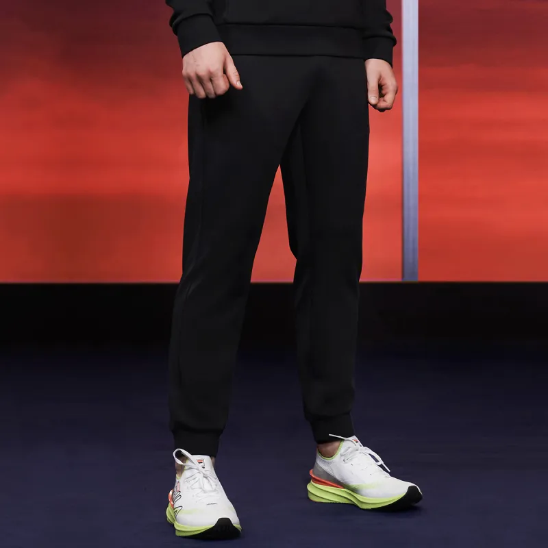 FILA Athletics Knitted Sweatpants Men Pitch Black-2