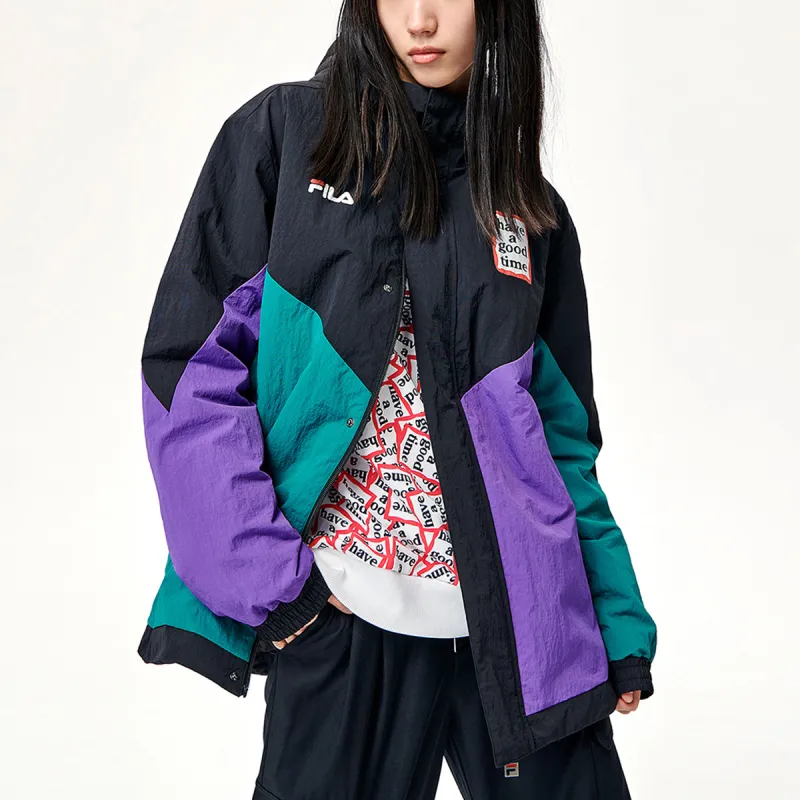 FILA Have A Good Time Collection Puffer Jackets Unisex Jet Black-3