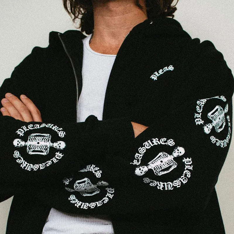 PLEASURES Ritual Zip Hoody-3