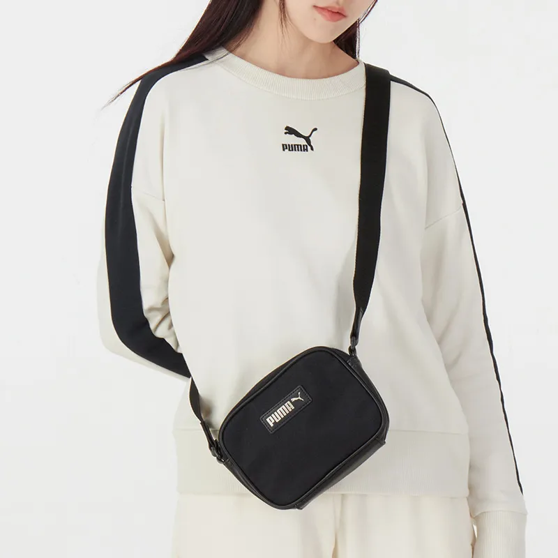 PUMA Fabric Shoulder Bag, Crossbody Bag Regular Unisex Black-5