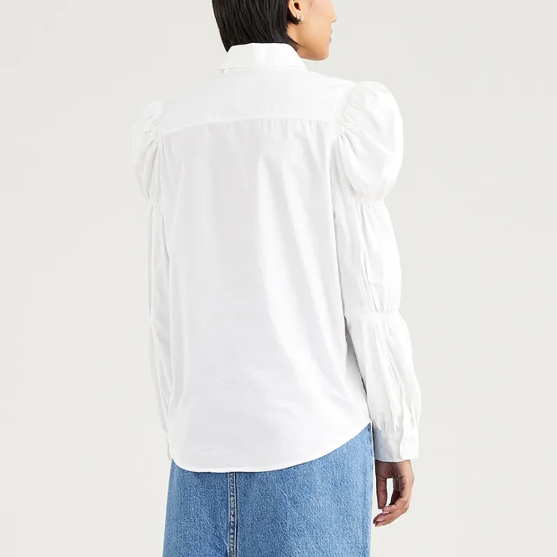 Levis Shirts Women's White-3