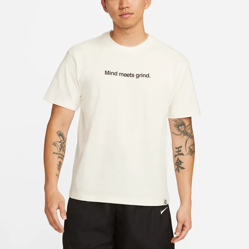 Nike T Shirts Men Ecru-5