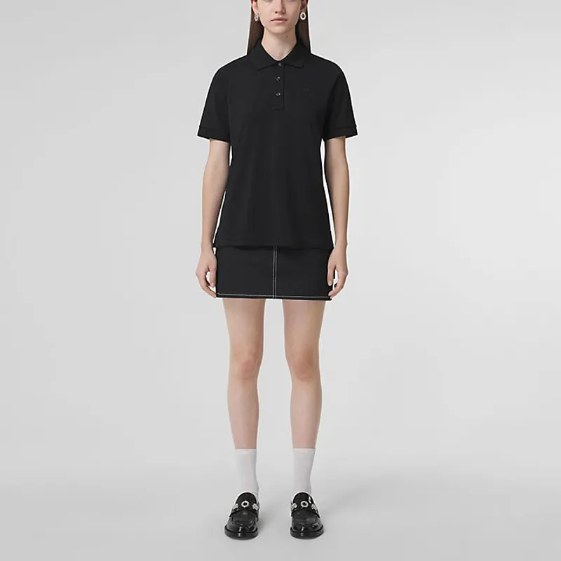 Burberry Tb Monogram Cotton Polo Shirt-2