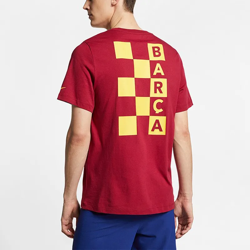 Nike T Shirts Men Noble Red-2