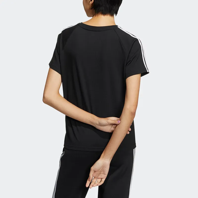 Adidas Neo Raglan Sleeve T Shirt Women's Black-2