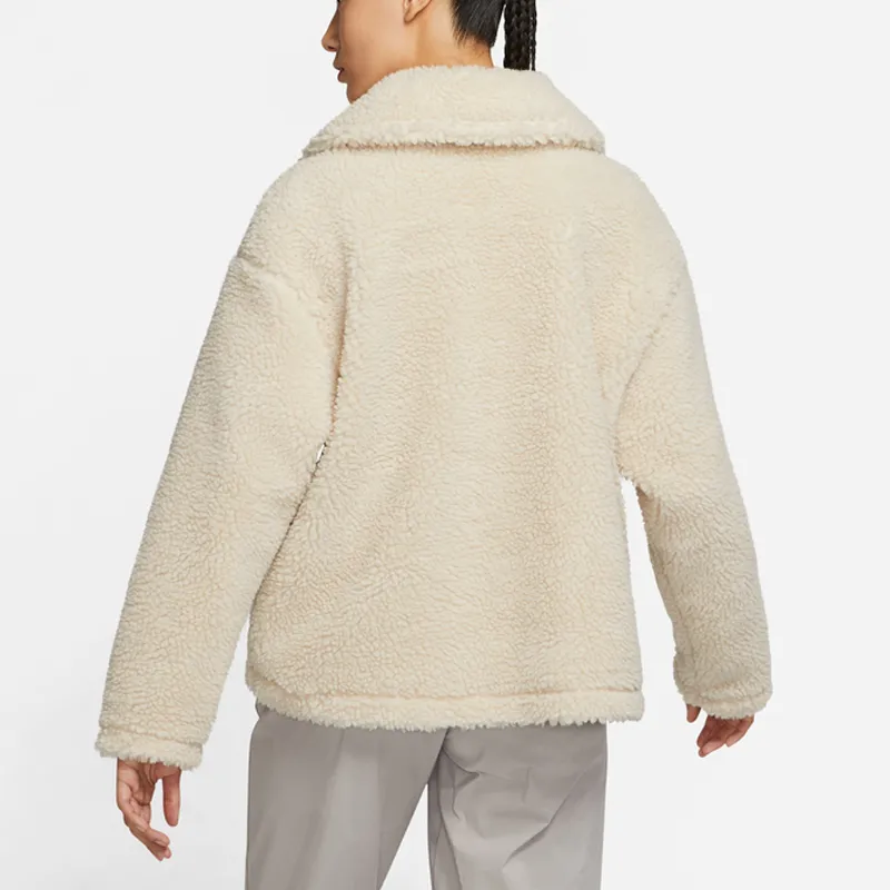 Nike Swoosh Women'ss Full Zip Jacket Asia Sizing Rattan/Sail-4