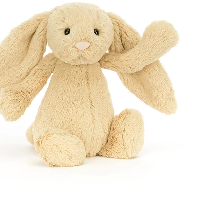 JELLYCAT Bashful Hot Pink Bunny Stuffed Animal-2