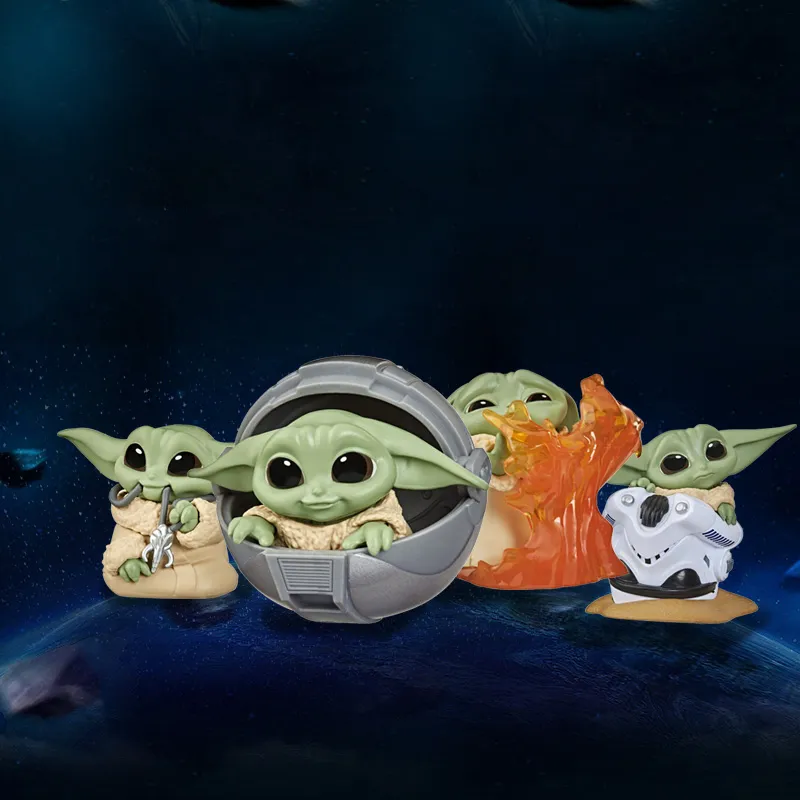 Hasbro Master Yoda Hasbro Star Wars The Mandalorian Yoda Baby Collector's Edition F1704 Scale Figures-2