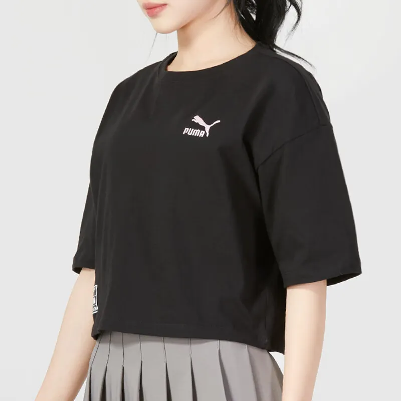 PUMA T Shirts Women's Black-2
