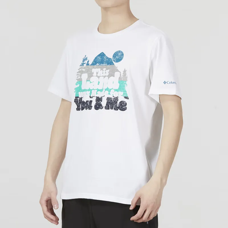 Columbia T Shirts Men White-2