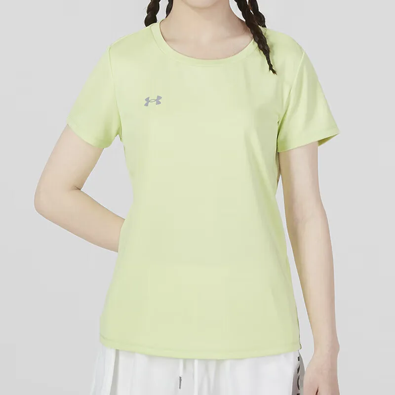 Under Armour T Shirts Women's Yellow Green-2