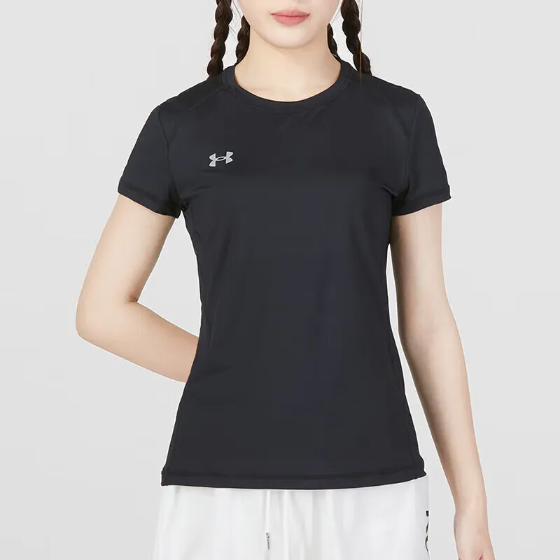Under Armour Set in Sleeve T Shirt Women's Black-2