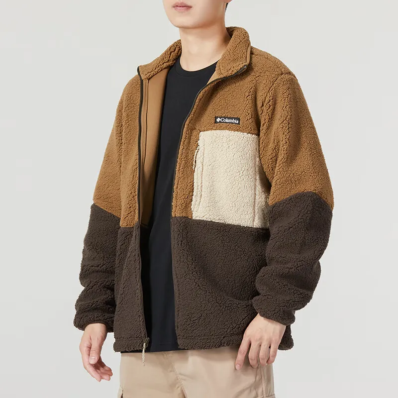 Columbia Velvet Jackets Men Brown-4