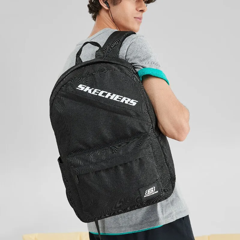 Skechers Fabric Backpack Regular Unisex Black-4