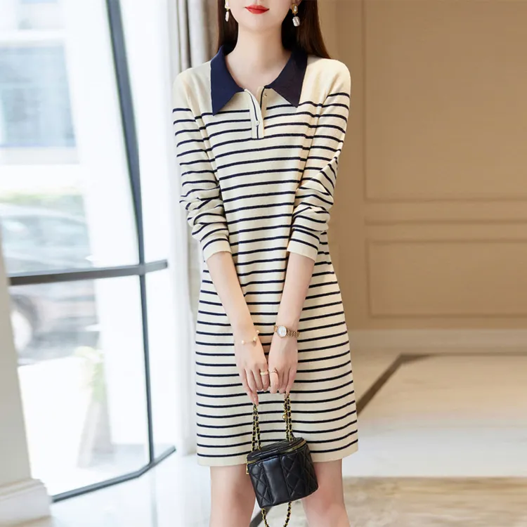 Dme Long Sleeved Dresses Women's Ecru-1