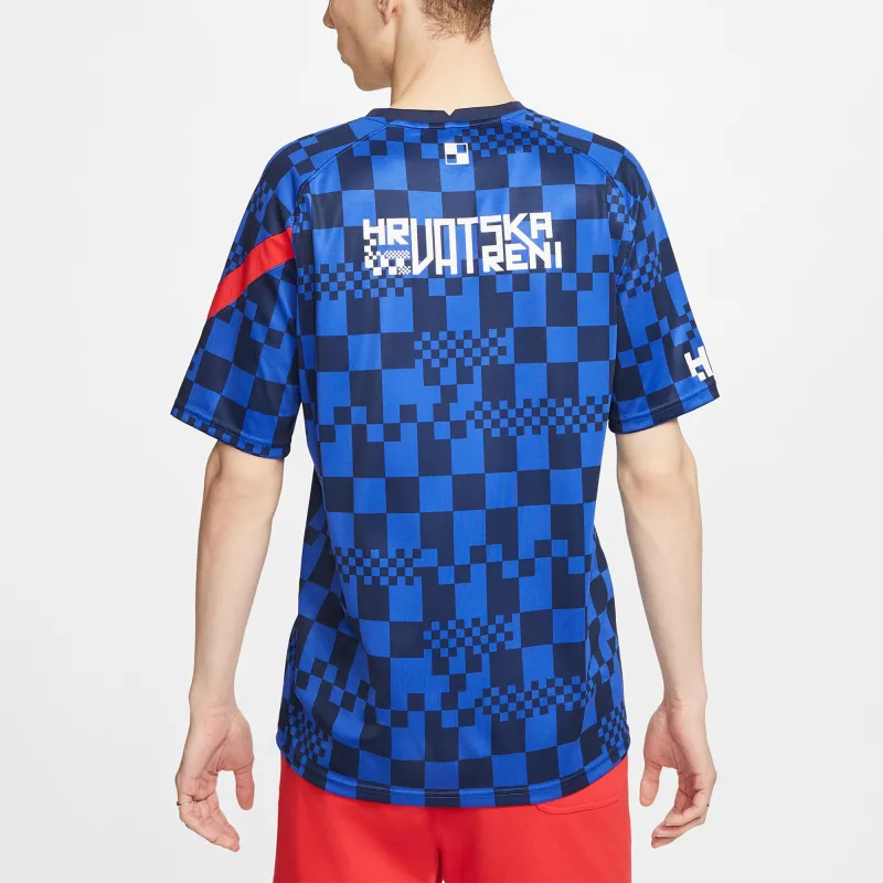Nike Soccer Jerseys Men Blue-4