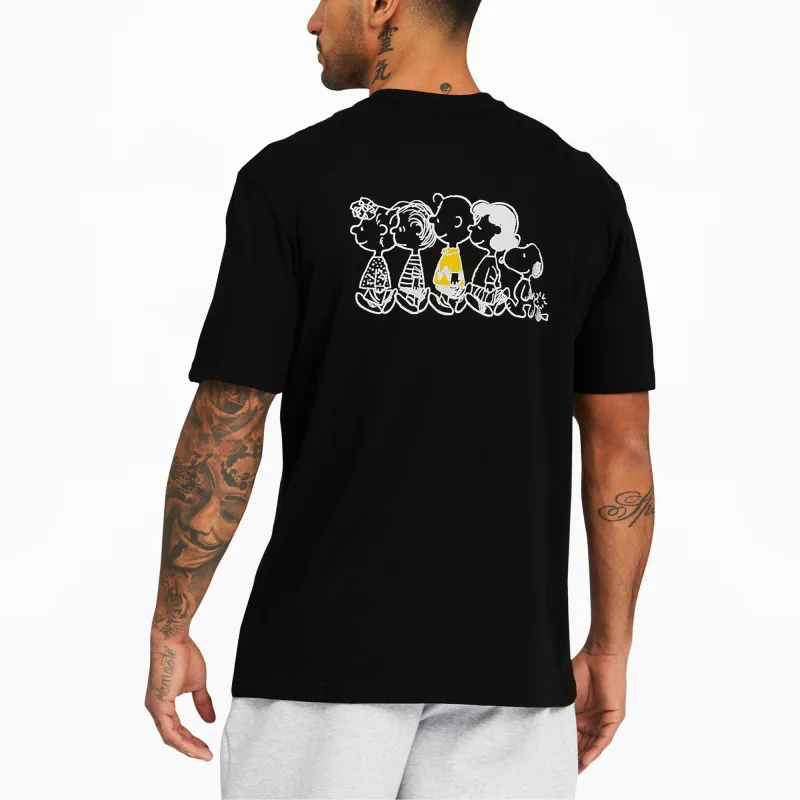 PUMA x Peanuts T Shirt Men's Black-4