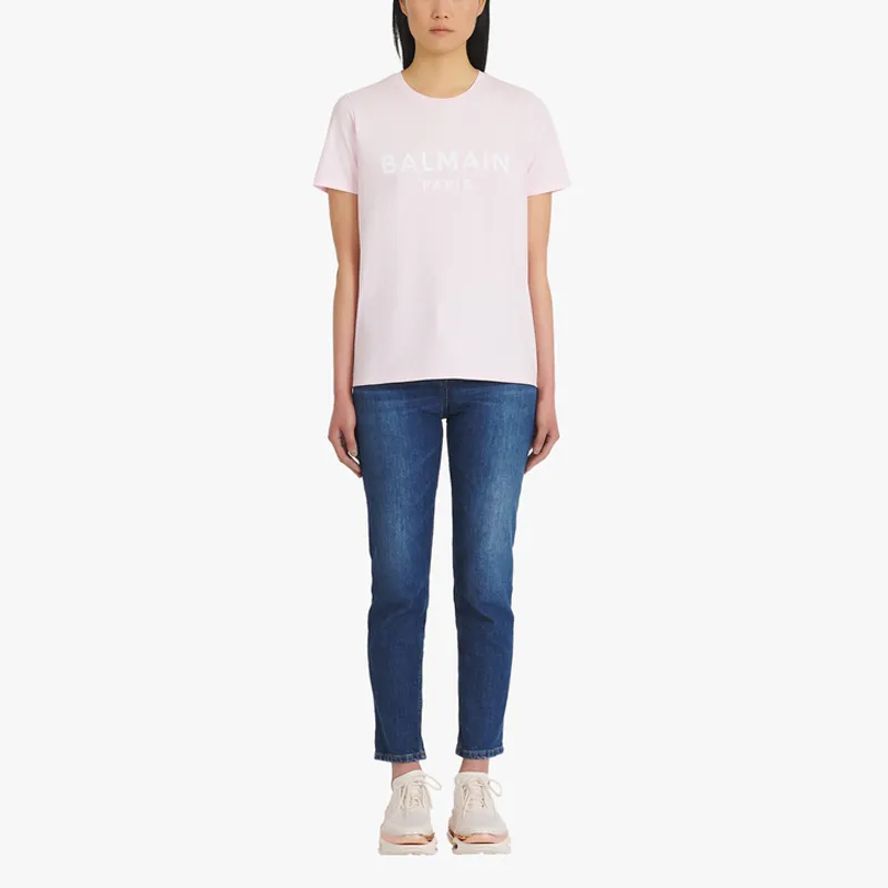 BALMAIN T-Shirts Women's Pink-1