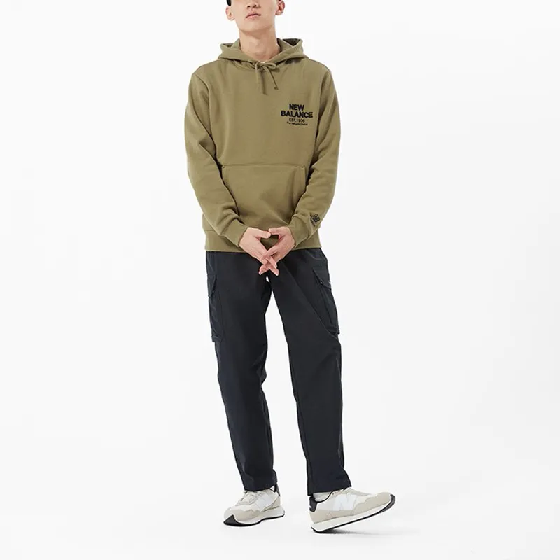 New Balance Sweatshirts Men Brown-2