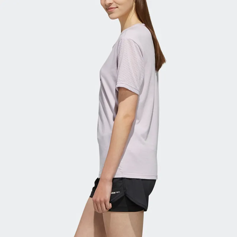 Adidas Neo T Shirt Women's Light Purple-3
