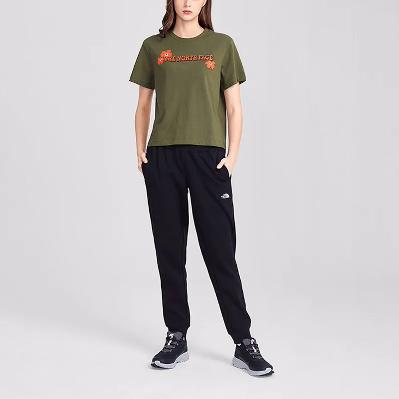 THE NORTH FACE Set in Sleeve T Shirt Women's Green-2