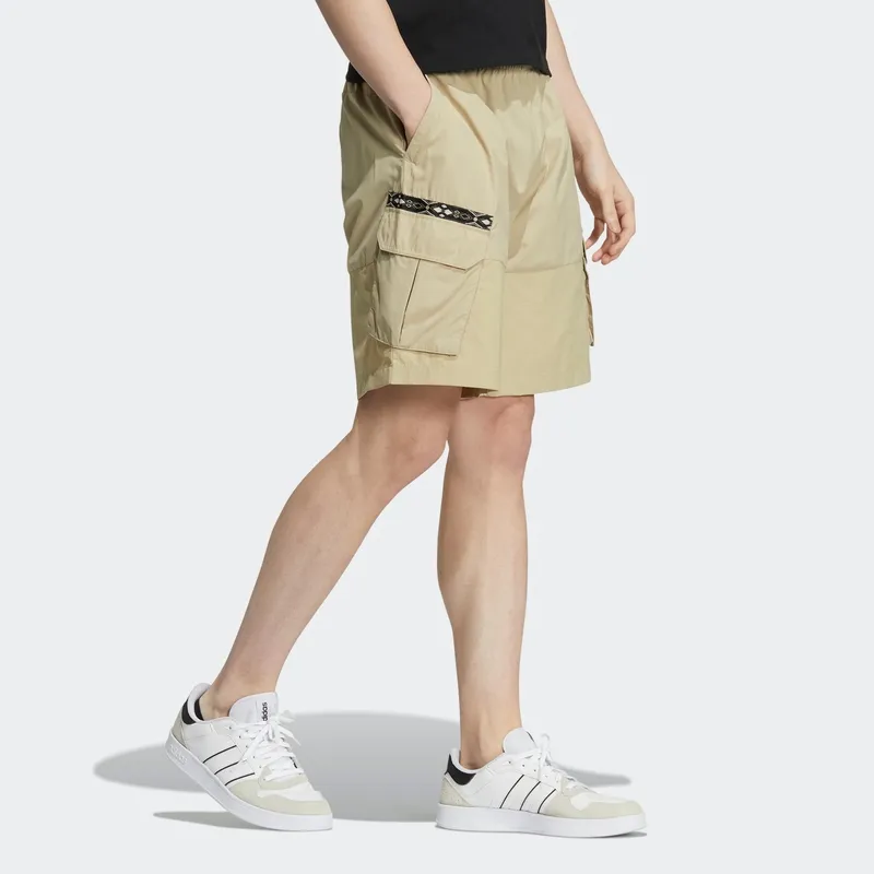 Adidas Neo Loose Fit Shorts Men's Khaki-3