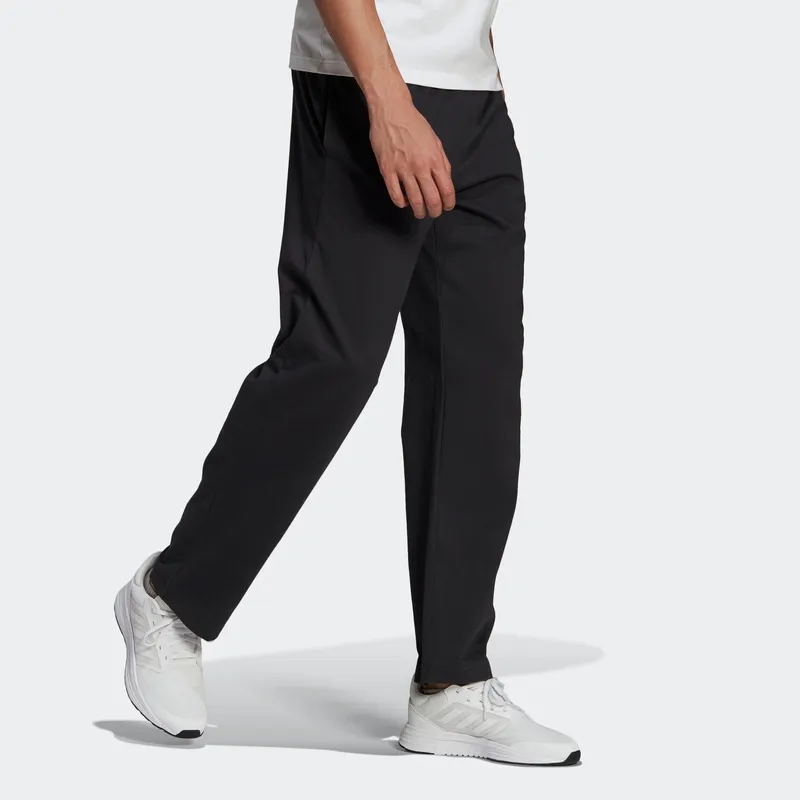 Adidas Knitted Sweatpants Men's Black-3