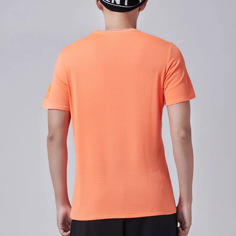 Adidas T Shirts Men Orange-2