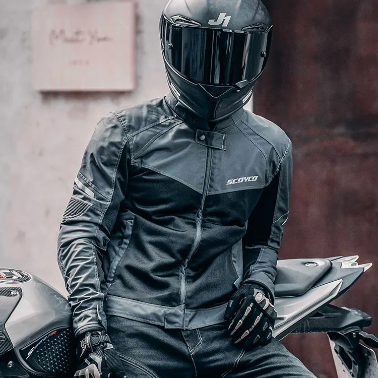 SCOYCO Motorcycle Jacket Unisex JK118 Black-2