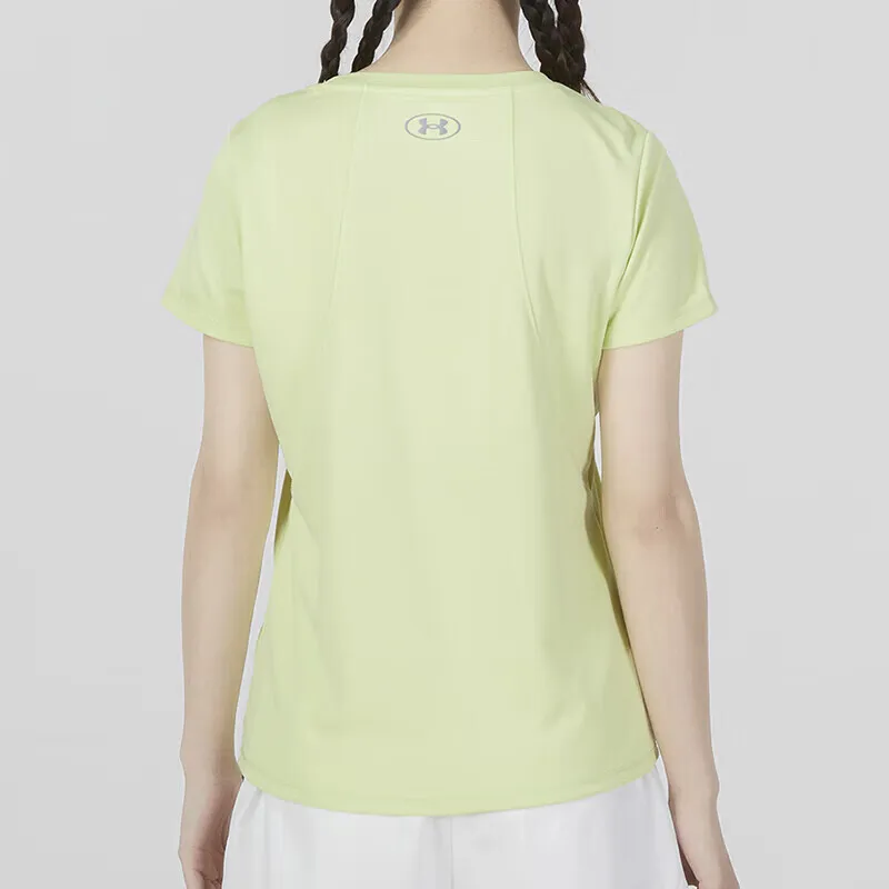 Under Armour T Shirts Women's Yellow Green-3