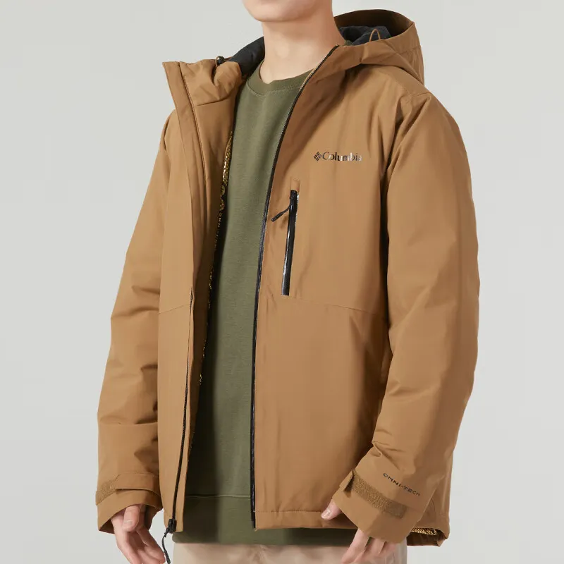 Columbia Puffer Jackets Men Brown-2